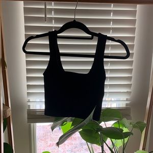 Glassons ribbed cropped tank